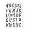 12 Pack: 2" Brush Alphabet Stencils by Craft Smart®
